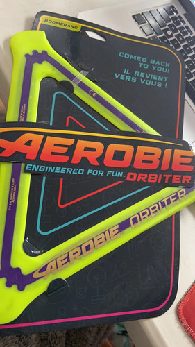现货正品 Aerobie 飞盘回旋镖户外玩具飞环飞碟orbiter SwimWays