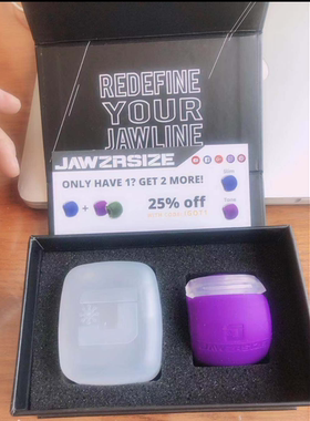 现货awzrsize Facial Toner Jaw Exerciser Neck Toning Equip
