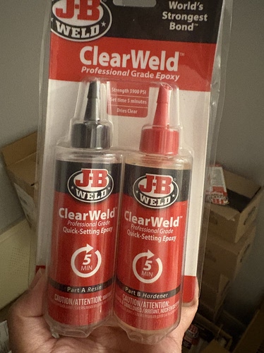 J-B Weld ClearWeld Professional Grade QuickSetting Epoxy现货