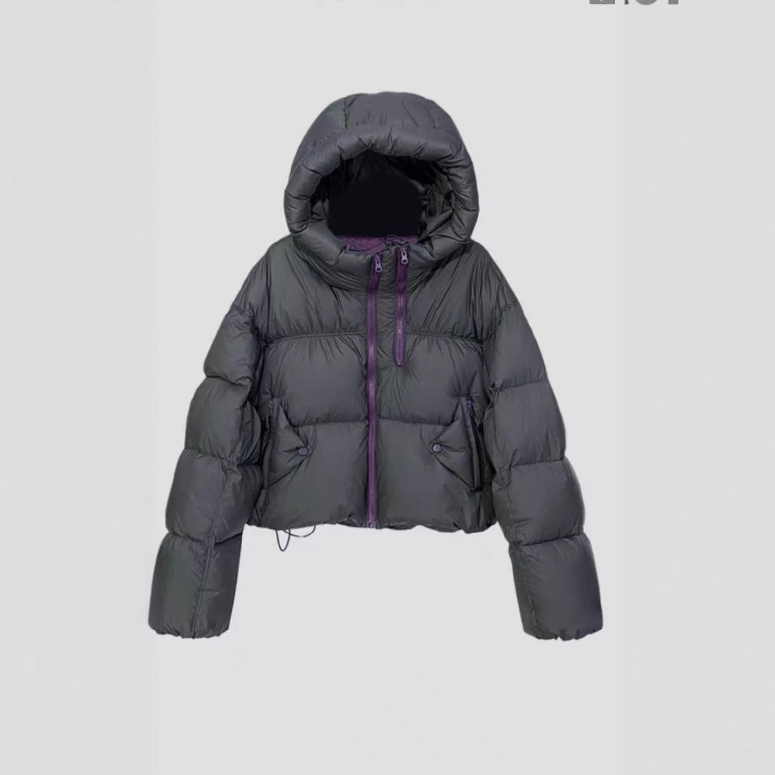 短款羽绒服女冬季2025新款小个子时尚白鸭绒设计感加厚面包服保暖