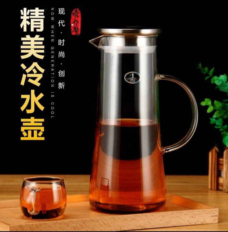 加厚耐热玻璃防爆冷水壶