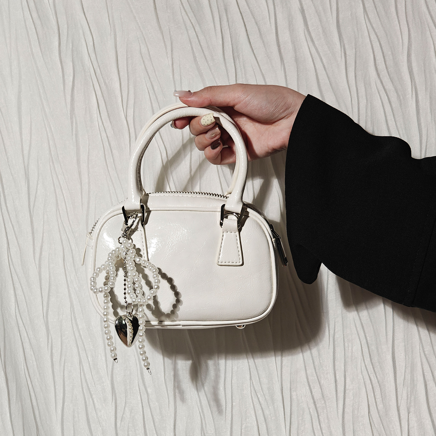 stephy高品质手机包保龄球包包小方包女2025新款手提单肩斜挎包