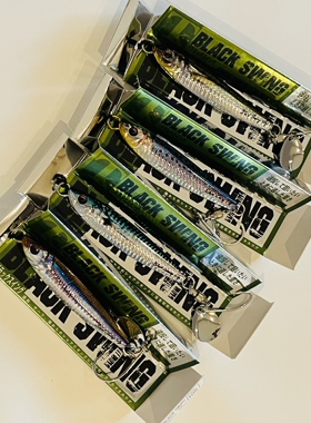 日本TK带亮片铁板BLACK SWING黑摆系列3D仿生涂装刀鱼鲅鱼小胖子