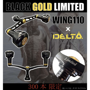 25款LIVRE WING110黑金限量版纺车轮摇臂套装2500-4000型鱿鱼根钓