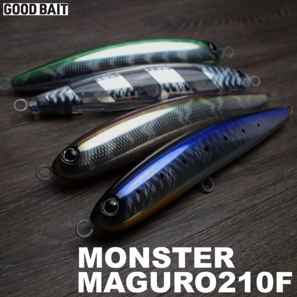 日本GOOD BAIT 谷贝210F浮水大型铅笔路亚饵波扒海钓蓝鳍金枪鱼