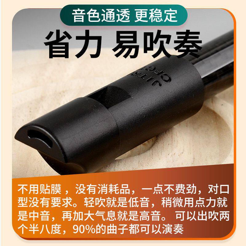 爱尔兰哨笛碳纤维初学入门专业演奏笛子六孔竖笛降调高低音口笛