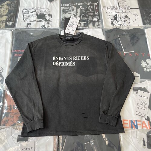 【纯原顶版】ERD忧郁的富二代阴影口袋纯棉长袖卫衣T恤男女外套