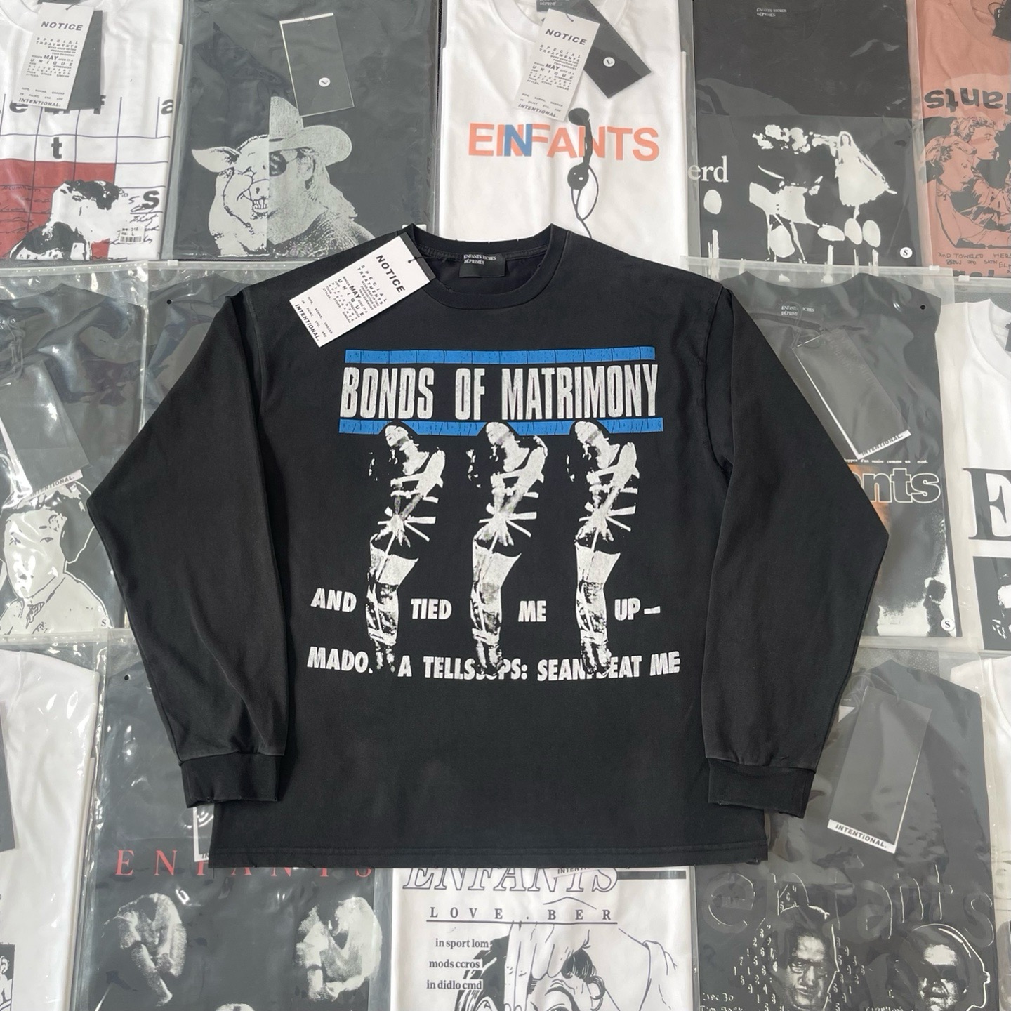 【纯原顶版】ERD忧郁的富二代麦当娜女郎纯棉长袖卫衣T恤男女外套