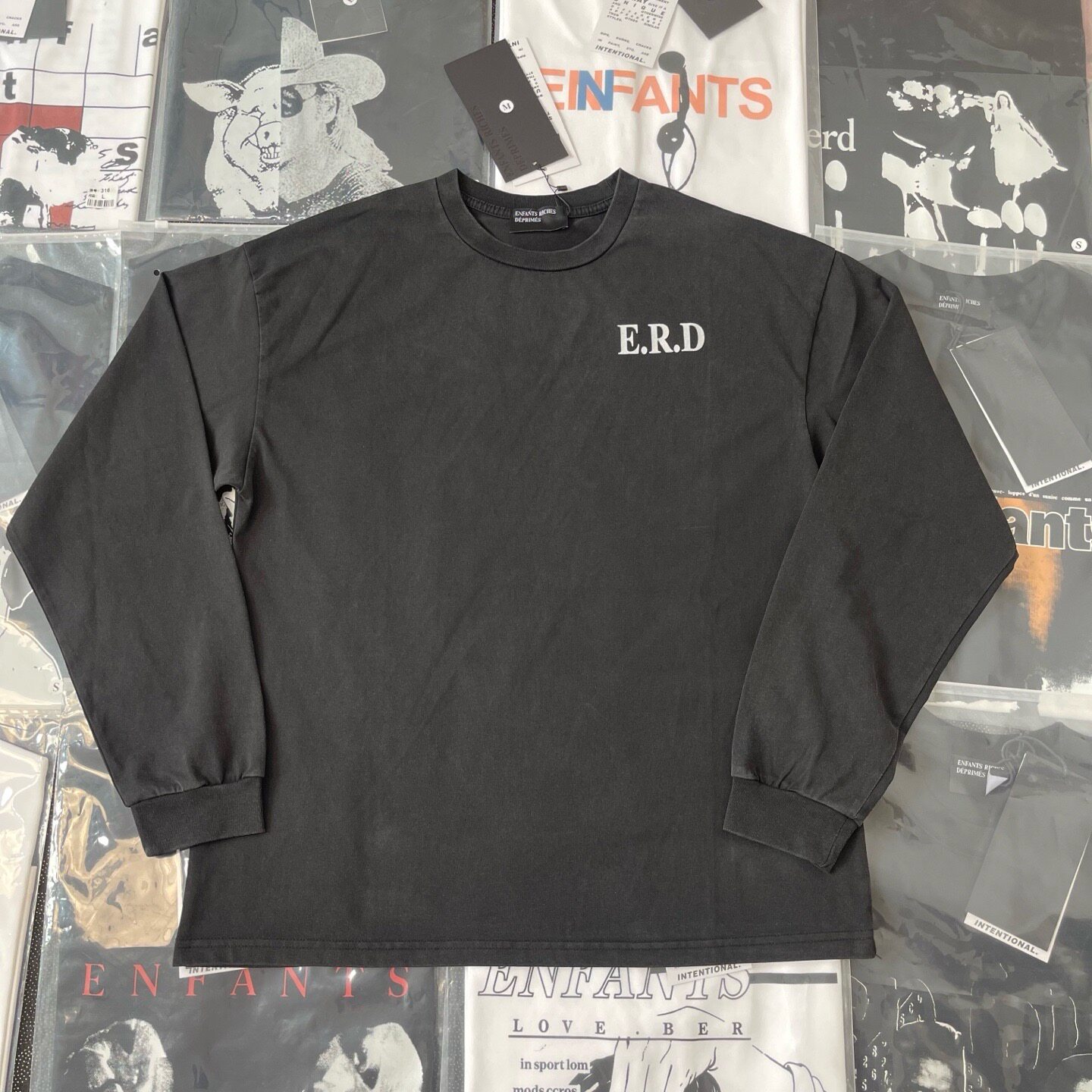 【纯原顶版】ERD忧郁的富二代决定第二稿纯棉长袖卫衣T恤男女外套