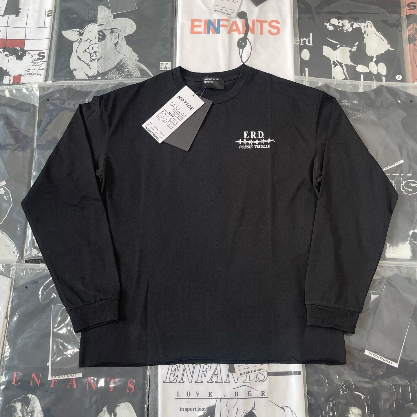 【纯原顶版】ERD忧郁的富二代荆棘锁链纯棉长袖卫衣T恤男女外套