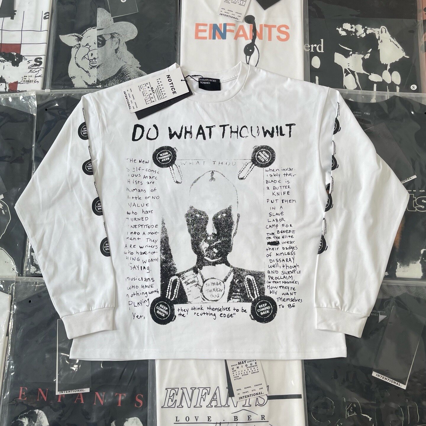 【纯原顶版】ERD忧郁的富二代牛头蒙面人纯棉长袖卫衣T恤男女外套