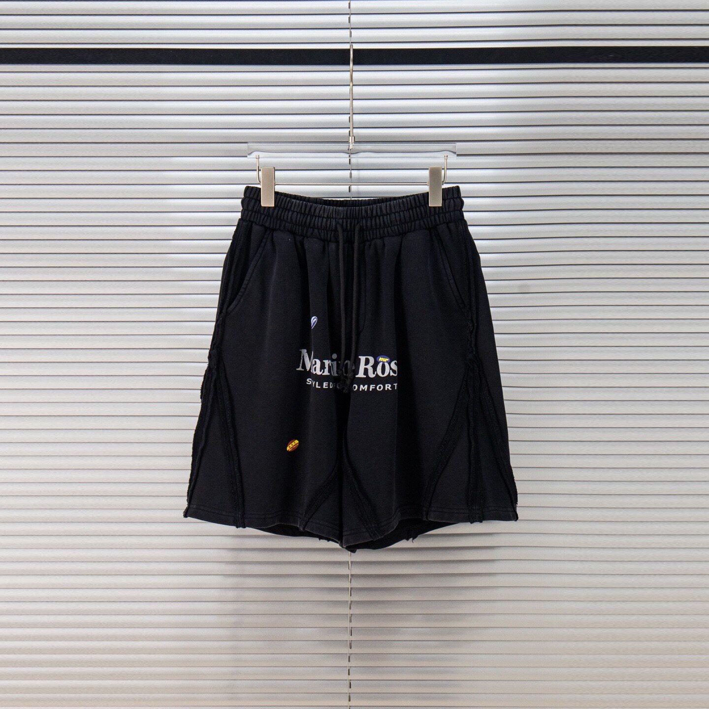 thumbnail for Pure original version Martine rose FW26 summer irregular wash distressed heavy loose men's and women's shorts