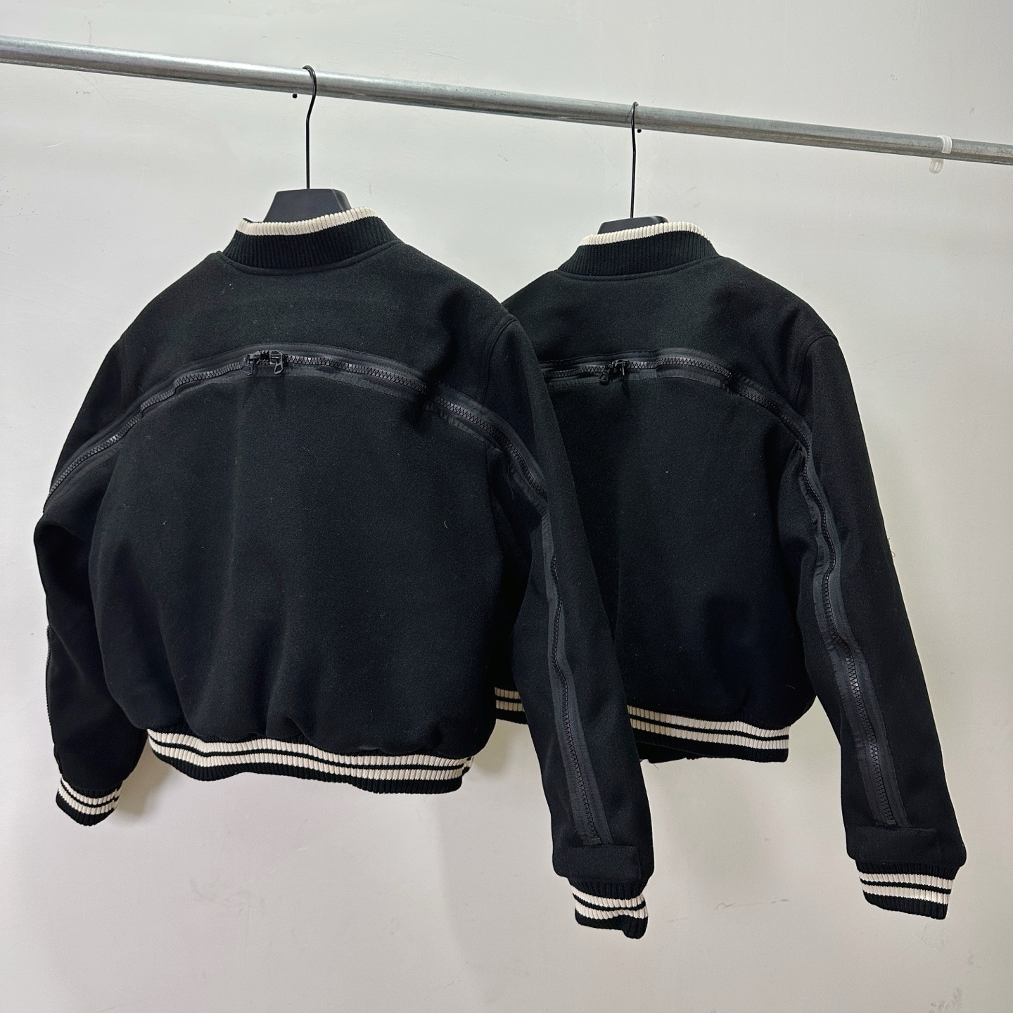 DriesVanNotenDVN拉链棒球服