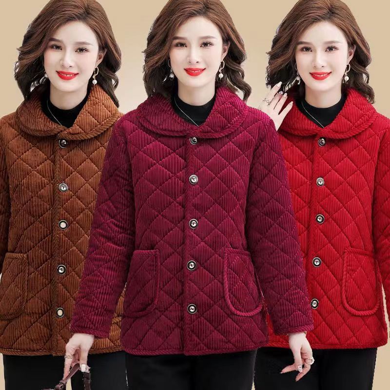 四川省服罩衣女加绒大人加厚冬季防脏时尚工作服加棉护衣厨房围裙