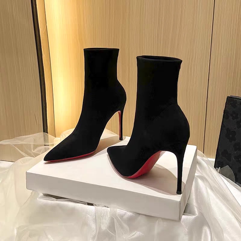 2025年秋冬新款红底短靴女款