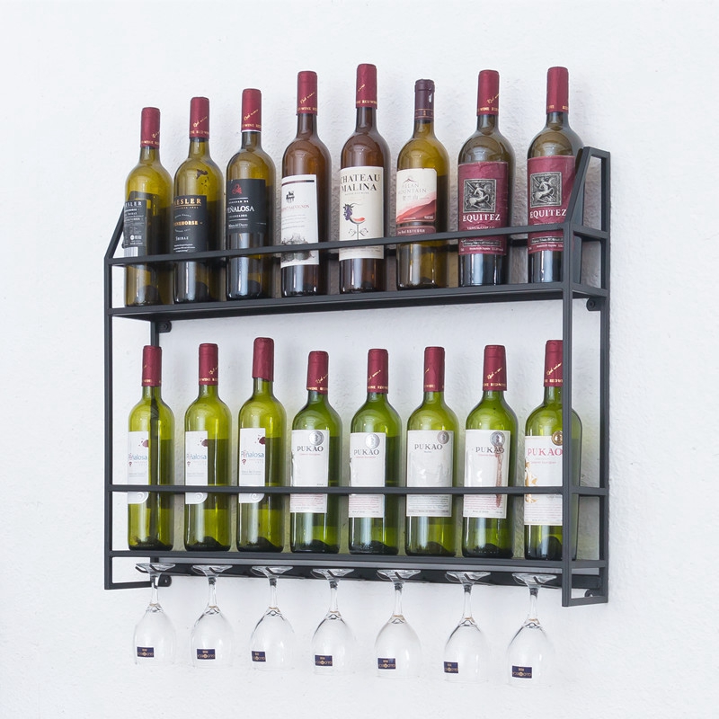墙上酒柜壁挂置物架酒架