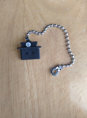 大DP带防丢链母头防尘塞防尘塞保护帽 大DP母座用插口防尘防水盖