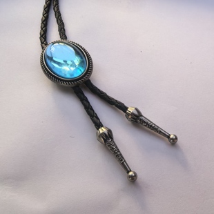 tie衬衣领绳日常休闲项链 bolo 欧美牛仔流行复古波洛领带个性 时尚