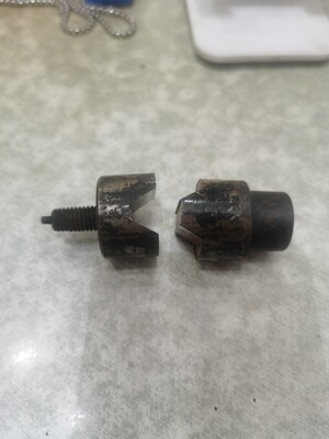 马仔扣马口夹鞋材配件铁扣绳夹发绳连接扣金属包头连接扣手压模具