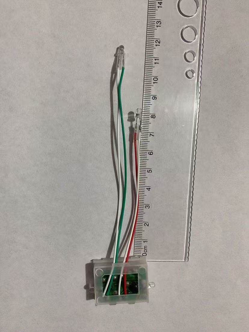 儿童板鞋小灯发光灯二线鞋灯彩色闪烁带电池闪光鞋底亮灯led