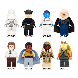 PG8050品高积木星球大战人仔帝国雪地兵军团指挥官索隆元帅