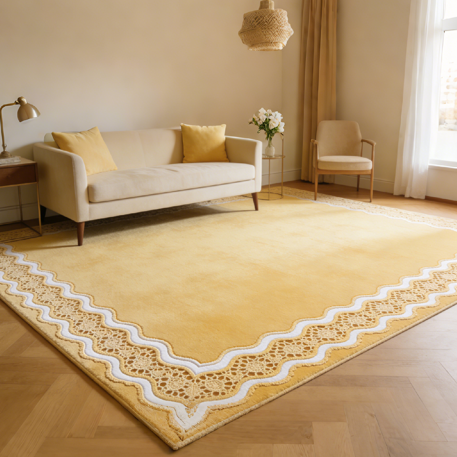 法式奶油风地毯客厅卧室防滑家用室内阳台飘窗沙发毯简约风地垫,居家布艺,地毯,淘宝优惠券,粉丝福利购,淘宝优惠卷