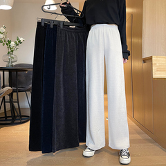 Women's autumn and winter high waist loose sports pants