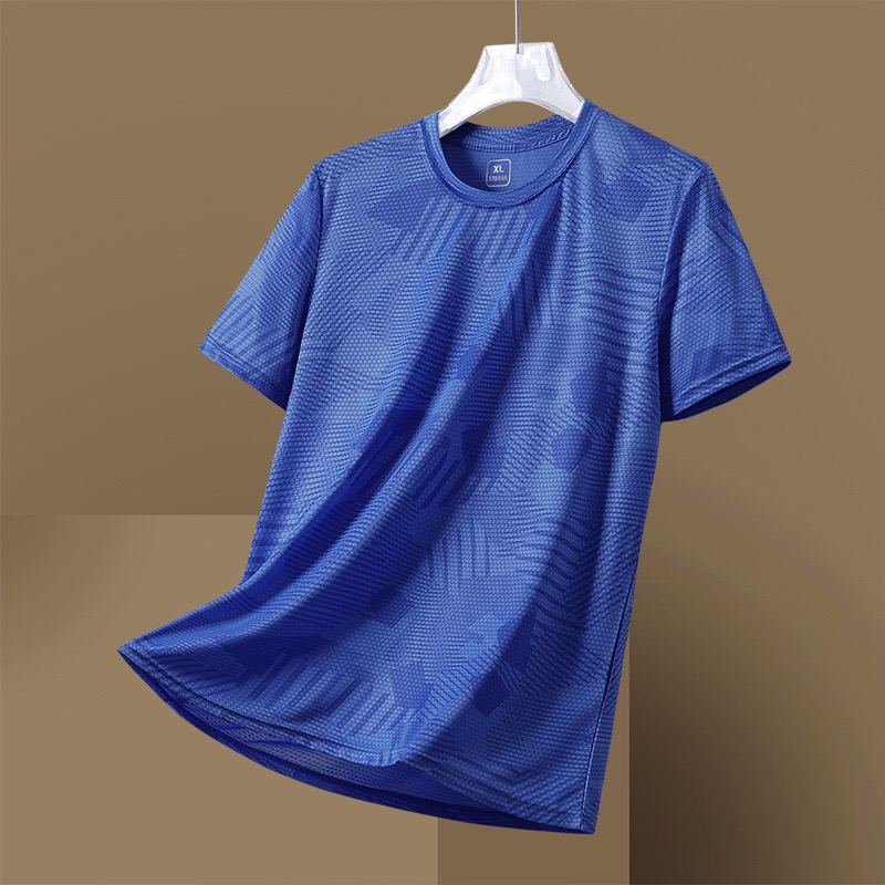冰丝短袖T恤男装特大码