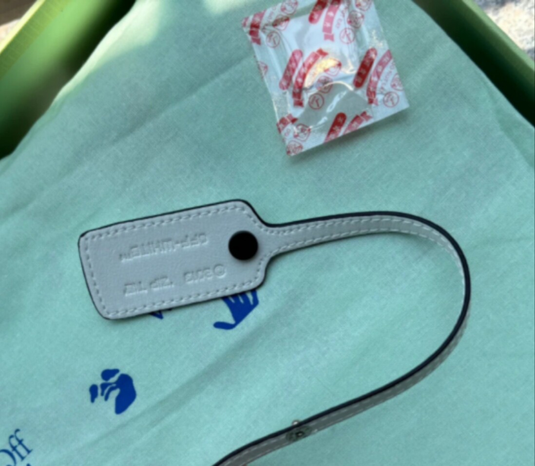 thumbnail for OFF buckle cowhide shoes widget letters