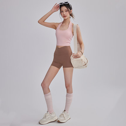 新款瑜伽服套装女带胸垫运动背心外穿跑步防震速干美背健身内衣夏