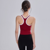 2026新款 防震运动背心女带胸垫遮副乳内衣外穿瑜伽服美背健身上衣