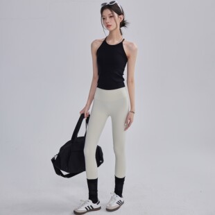 透气美背挂脖运动背心女带胸垫文胸吊带设计感普拉提训练健身上衣