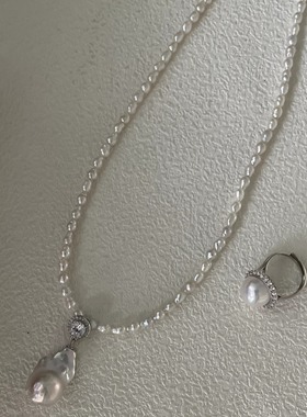 轻奢小众设计优雅钻钻大巴项链