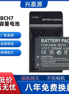 松下DMC-FP1 FP2 FP3 FT10数码相机BCH7GK电池+充电器DE-A76