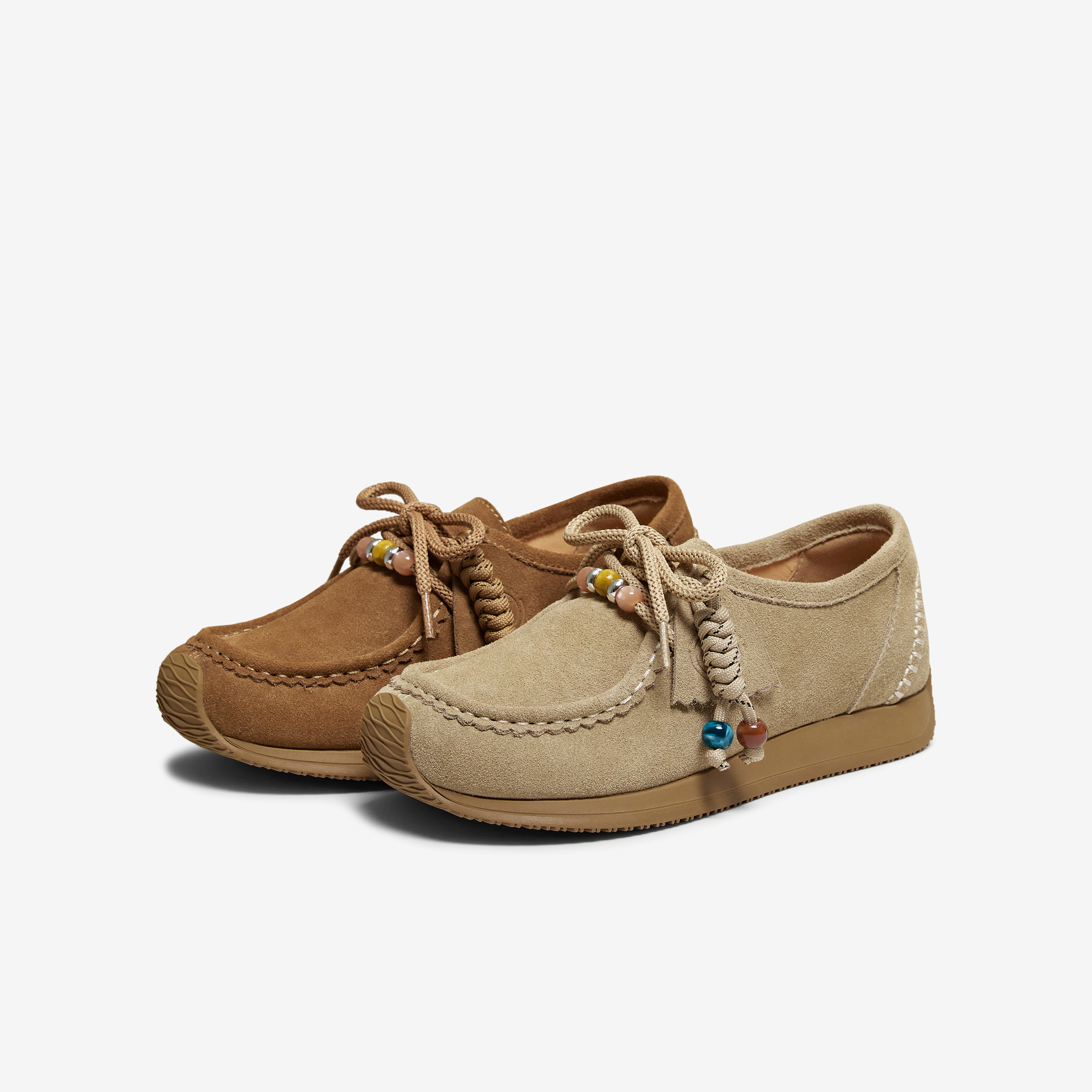 他她女软底复古休闲鞋厚底勃肯鞋