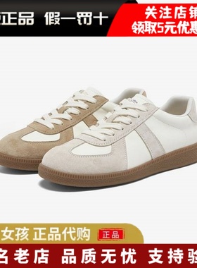 专柜正品百思图2026春季商场新款厚底德训鞋运动女休闲鞋Q1007AM6