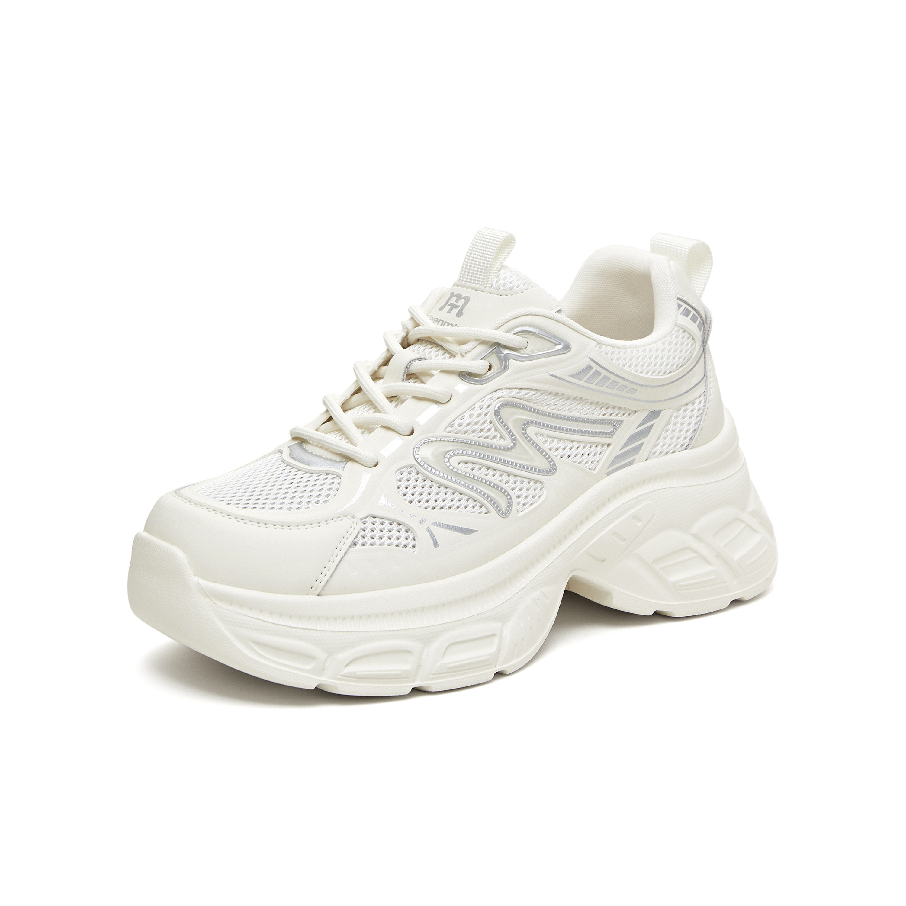 专柜正品天美意2026春厚底增高老爹鞋运动鞋女休闲小白鞋BK623BM6,女鞋,时尚休闲鞋,淘宝优惠券,粉丝福利购,淘宝优惠卷