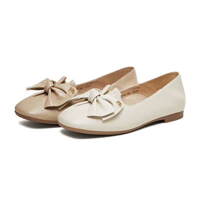 专柜正品天美意2026春季甜美平底浅口单鞋女一脚蹬小皮鞋CRR46AQ6,女鞋,玛丽珍鞋,淘宝优惠券,粉丝福利购,淘宝优惠卷