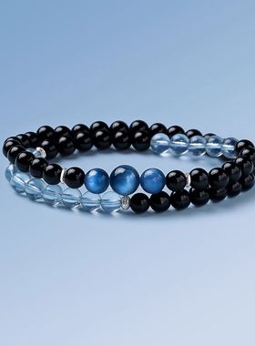 原创珠宝天然清透海蓝宝