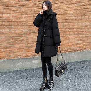 300斤特大码 女 羽绒服女中长款 200斤胖mm90白鸭绒宽松显瘦加厚冬装