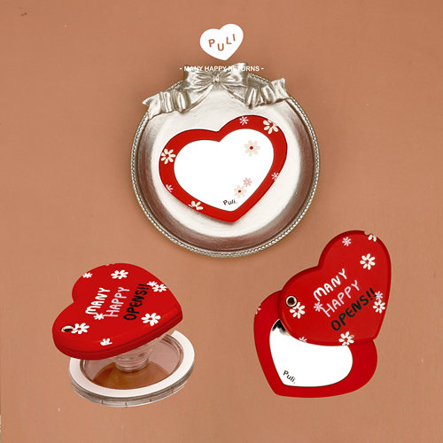 OuliOuli怦然心动爱心镜子支架