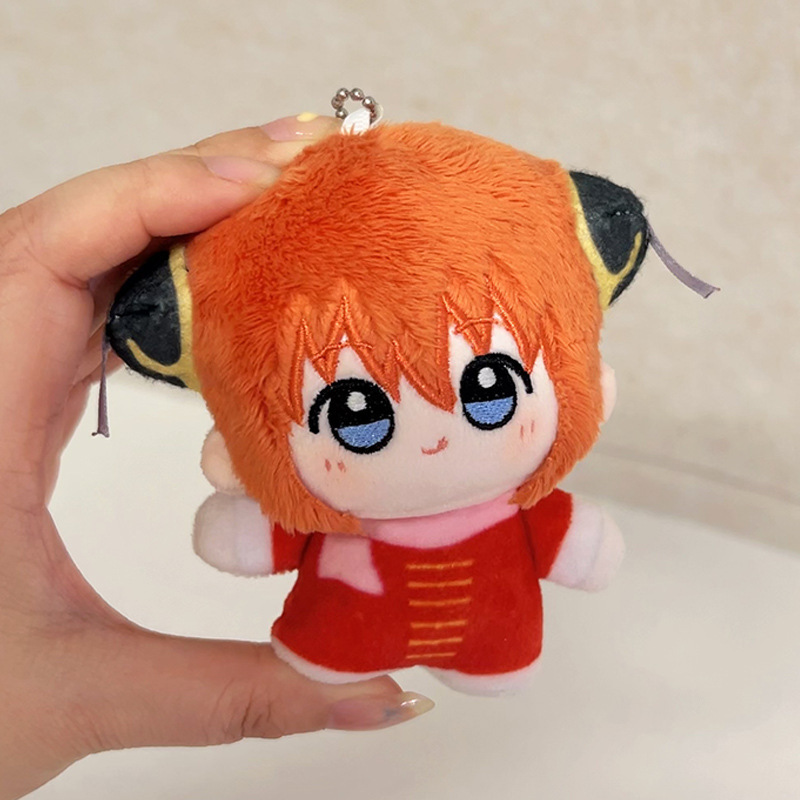 银魂10cm努努体棉花娃娃银时神威神乐高杉晋助志村新八玩偶周边女