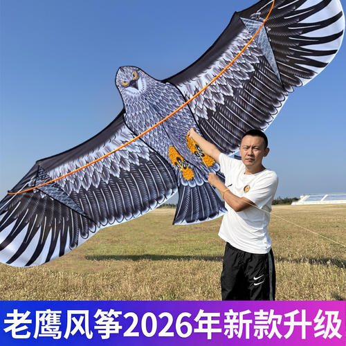 风筝儿童大人专用业2026新款老鹰特大号微风易飞成人潍坊纸鸢批发