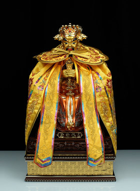 26年五爷龙袍财神关公神像玉帝披风斗篷佛衣披肩神明衣服神衣佛袍