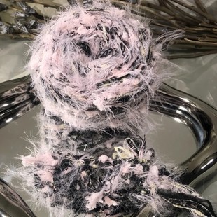 黛|diy手编特色网红手混线毛线团ins风可编织发卡