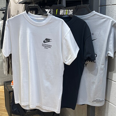 正品Nike耐克男棉质印花短袖T恤