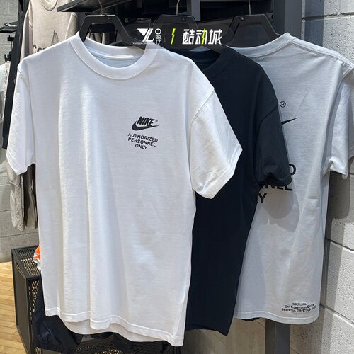正品Nike耐克男棉质印花短袖T恤