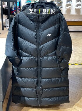 耐克男子保暖长款羽绒服