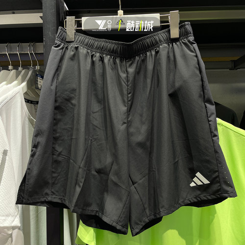 专柜正品Adidas男子轻薄运动短裤