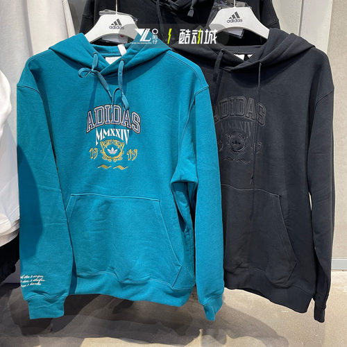 Adidas男女同款运动休闲连帽卫衣
